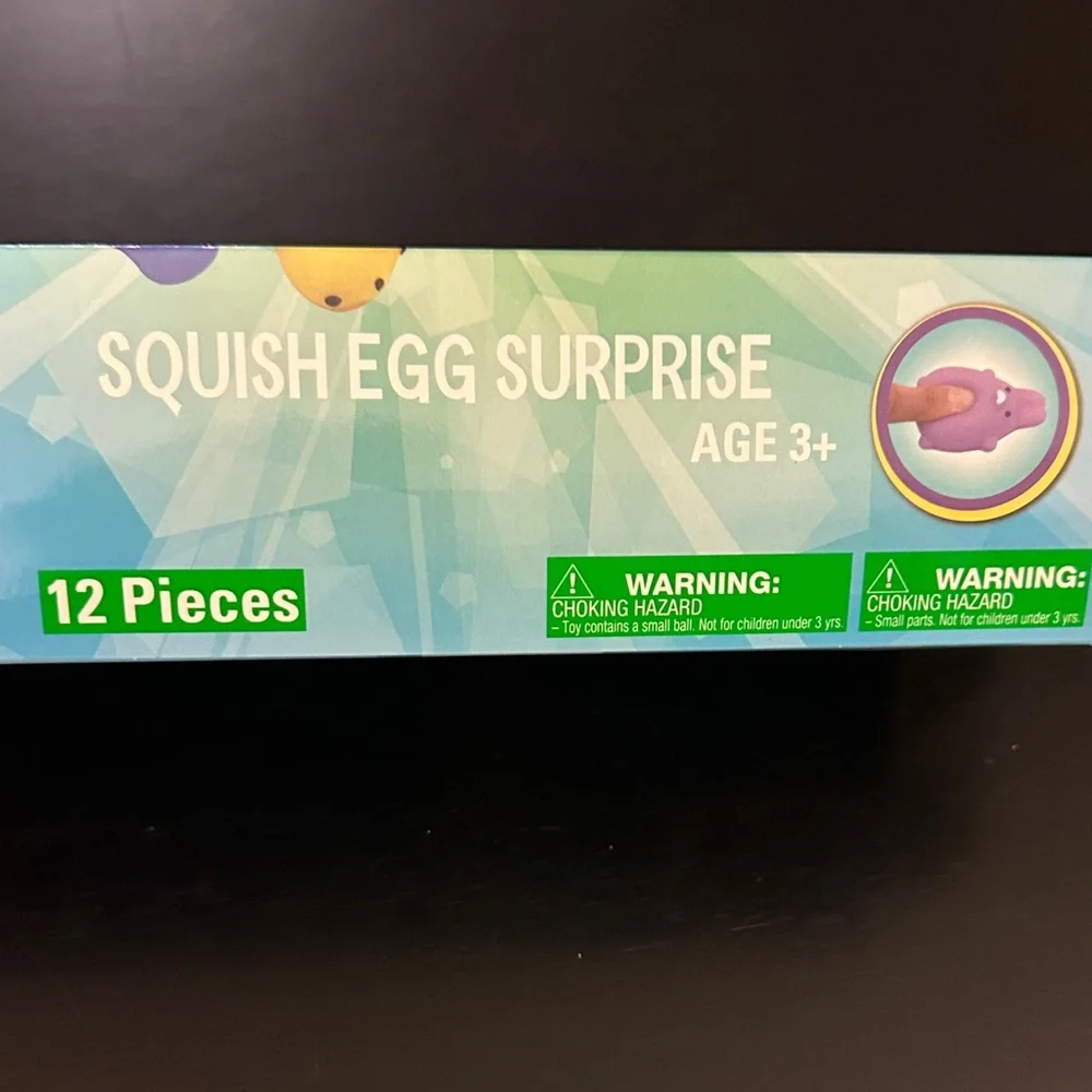 12 Squishy Egg Surprises - Assorted Animal Pastel Color Set by Novelty World